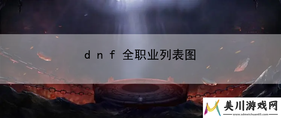 dnf全职业列表图