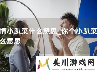 纯情小趴菜什么意思